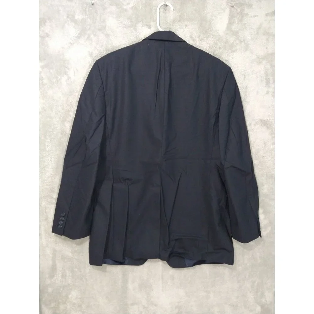 Brooks Brothers Blazer Mens 42R Blue Wool Sport Coat Stretch Suit Jacket 346